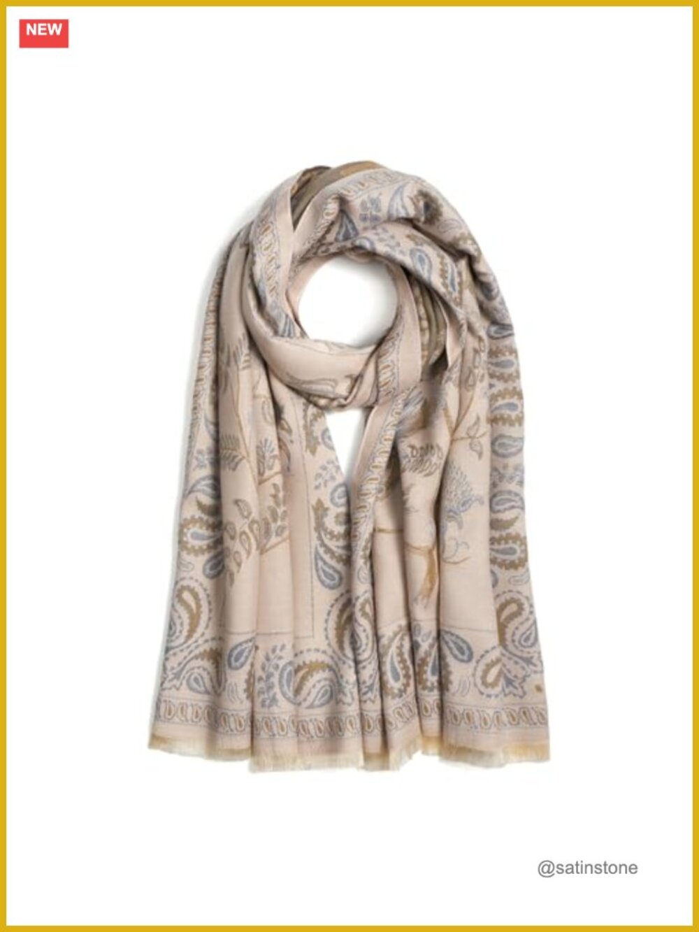 Faux Cashmere Reversible Pashmina Shawl Wrap Heavyweight Winter Scarf